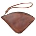 Produktbild Hide & Drink, Leder D-Form Clutch, Handtasche / Münztasche / Geldorganizer / Reisen, handgefertigt, inklusive 101 Jahre Garantie, Bourbon Brown