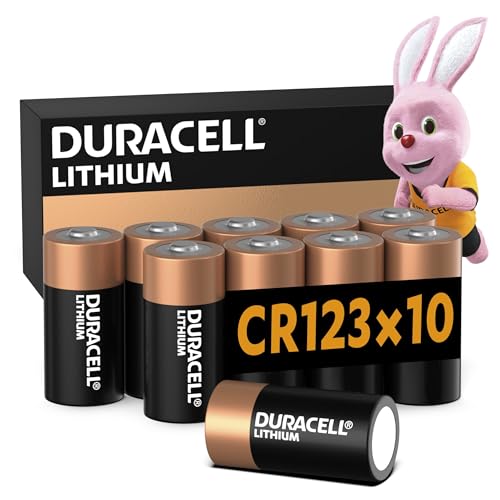 DURACELL CR123 (10 Stück) CR 123 High Power Lithium Batterie 3V (CR123A / CR17345)