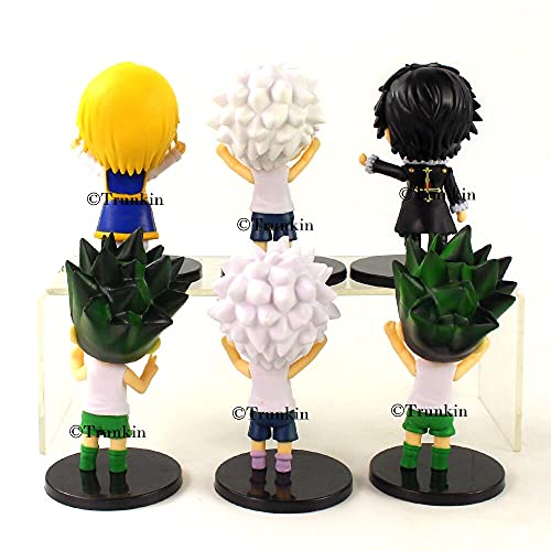 Image of Trunkin | Hunter X Hunter Gon Freecss Killua Zoldyck Kurapika | Cute Pvc Action Figures Toys Set 10Cm Rubber Figurines,Multicolor