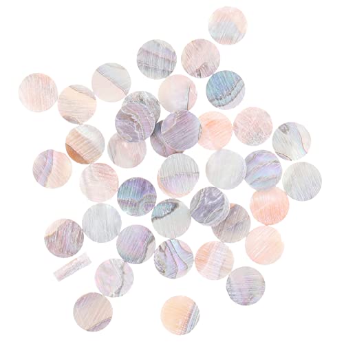 BESTonZON 40Pcs Guitar Side Dot Markers Durable Shell Inlay Dots for Fingerboard Positioning Easy to Install Compatible with All Guitar Types Enhance Your Fretboard Look