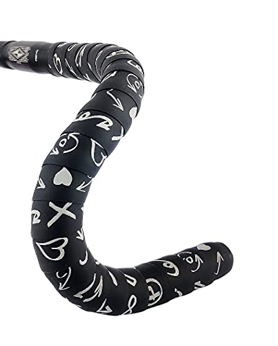 btp Anti Slippery Bicycle Bar Tape TACK-TTP_SLARROW. Superior PU Tape in Plain Black and Reflective Graphic Printed. Superior Supple Hand Feel with Long Lasting Performance.