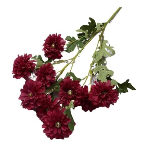 AzurLolif 10 Bundles Artificial Daisies Plastic Flowers Outdoor UV Resistant Fake Daisy Faux Plants for Home Window Box Garden Planter Indoor Outside Decorations (Multi-Color) Cover