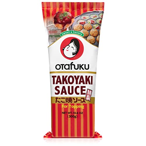 Otafuku Salsa Takoyaki (300 ml) de Japón – delicioso sabor japonés para bolas de takoyaki