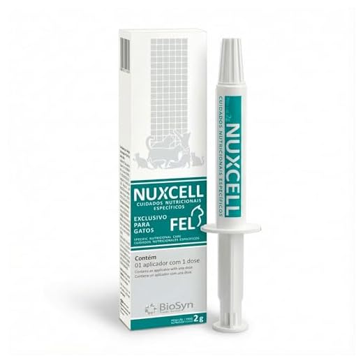 Suplemento Nuxcell Fel Seringa para Gatos 2g