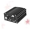 Toyvian 48V Dc Power Supply for Condenser Mic with 5V USB Input for Broadcasting Microphone Computer Recording Studio Audio Equipment Phantom Power Device #4