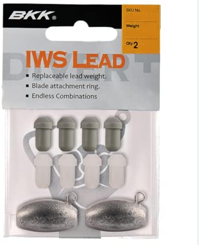 BKK Lead for offset hooks and rubber fish for predatory fish IWS lead, weight: 8 g