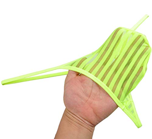 Men's Sexy Little Thong Underwear See Through Pouch G-String Under Panties Low Rise T-BACK3