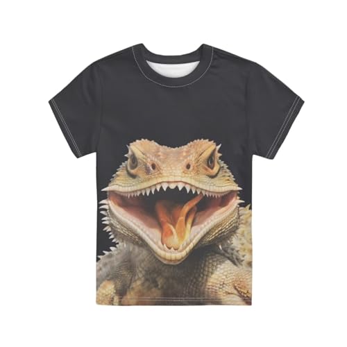 Image of Xhuibop Kids T Shirts for Boys Size 3-16 Girls Short Sleeve Sportswear Active Tops