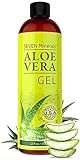Tägliche Hautpflege und -reparatur – Unser Aloe Vera Gel ist ein klares, dünnflüssiges Gel, geeignet für die tägliche Behandlung von Gesicht, Haut und Haaren. Regelmäßiger Gebrauch beruhigt die Haut und hinterlässt ein weiches und geschmeidiges Gefühl mit gesundem, natürlichem Glanz. Dermatologisch getestet.