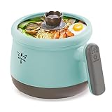 Avkobow Smart Automatic Multi-function Electric Hot Pot 1.8L, Shabu Shabu Mini Non-Stick Hot Pot wit