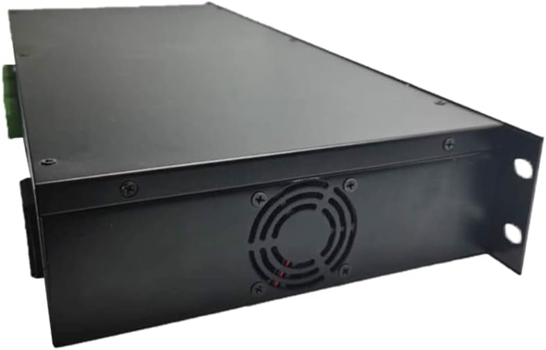 EVERSECU 17CH DC12V 20 Amp 1.5U/19 Rack Mount PTC Fuse CCTV Power Supply with Metal Box, AC Plug for Security Cameras, DVRs, IP Cameras, CCTV Cameras