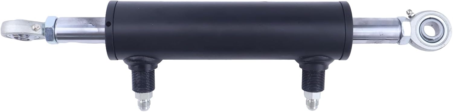 ZTUOAUMA Hydraulic Steer Cylinder 121087 121087BA 151690 107932 1-1/8" Chrome Plated Rod 3000PSI 4-Stroke 2-Bore Compatible with Skyjack SJIII3015 3215 3219 Scissor Lifts