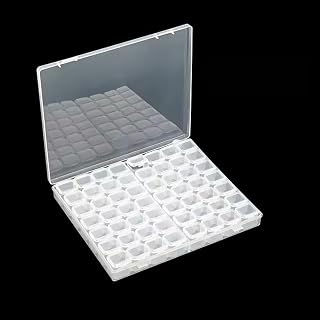 DR COMFIER MANRUK™ Plastic Jewellery Organiser Grid Detachable Storage Box Case with Dividers Container for Rings, Earring... Price In India