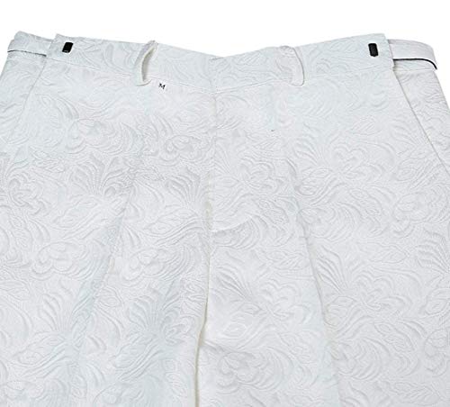 Big Shawl Lapel Jacket Mens Jacquard Suit Tux Pants Vest Party Wear Floral Paisley Tuxedo3