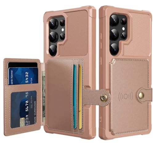 Étui Galaxy S24 Ultra or rose pour éviter les rayures d'écran au quotidien
