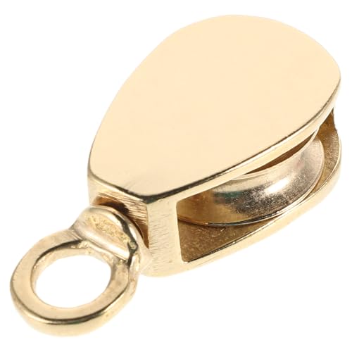 BESPORTBLE Brass Marine Flag Pulley for Boats and Cruise Ships Sturdy Flag Rope Accessory with Elegant Design and Easy Maintenance on Sailboats and Kayaks