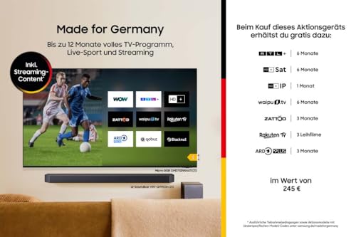Samsung The Frame LS03F 4K QLED 43 Zoll (108 cm) UHD Fernseher, Modern Frame Design, NQ4 AI Gen2 Prozessor, Art Mode, Artful Picture Quality, One Connect Kabel, Samsung Vision AI Smart TV – Bild 4