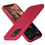 DTTO Compatible with iPhone 13 Mini Case, Shockproof Silicone [Romance Series] Cover [Enhanced Camera and Screen Protection] with Honeycomb Grid Cushion for iPhone 13 5.4 inch 2021, Red