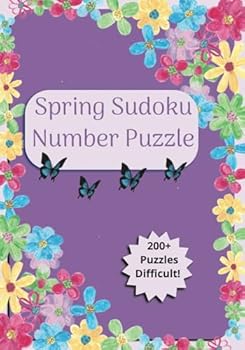 Paperback Sudoku: Spring Sudoku Number Puzzle Book