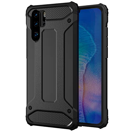 Dftcvbn Phone Case For Huawei P20 Pro Case, Clt-L09 Clt-L29 Case, Dual Layer Protective Slim Hybrid Cell Phone Cover Shockproof Cases For Huawei P20 Pro Black #TOP21