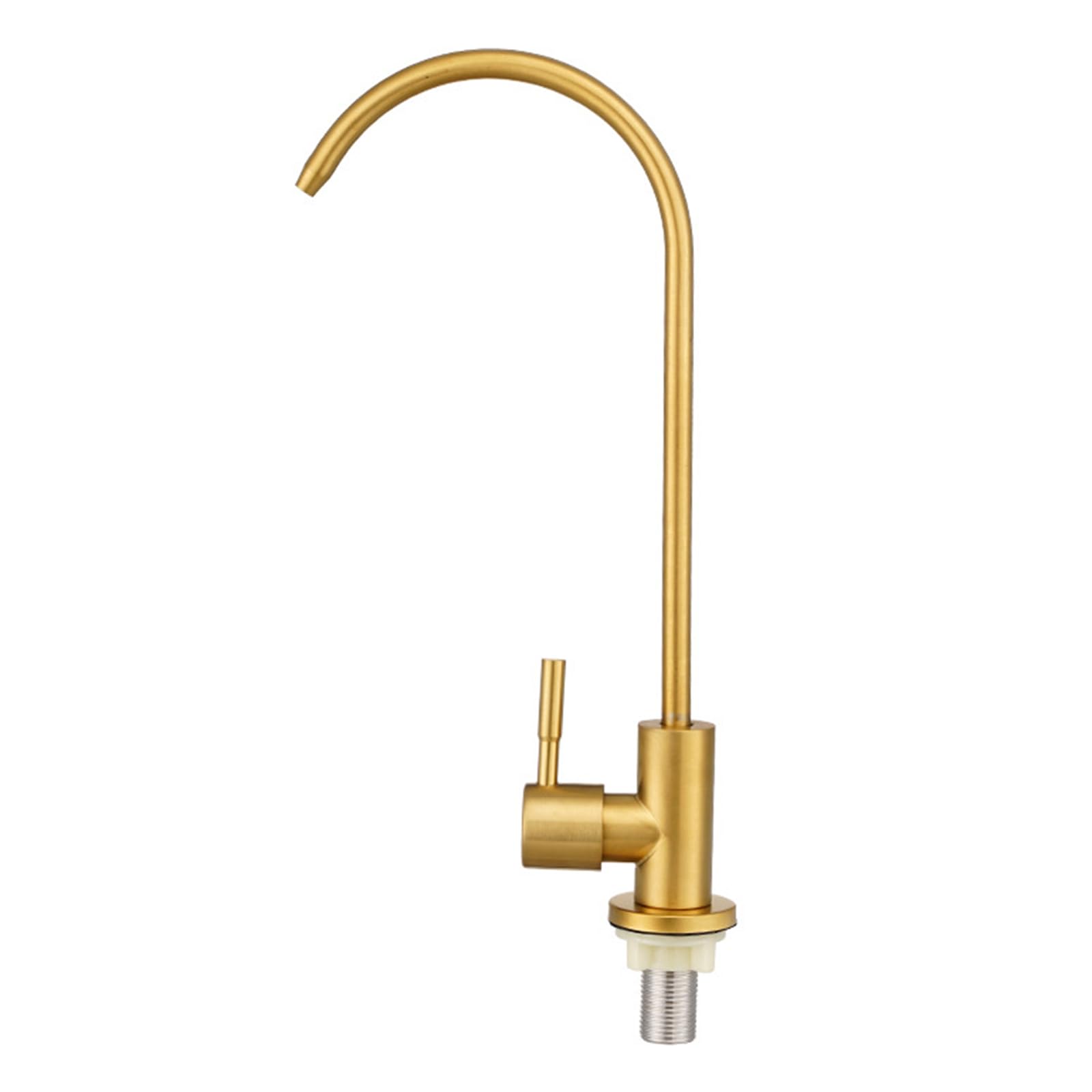 Robinet de purification contre le goût de chlore acier inoxydable 1/4 or
