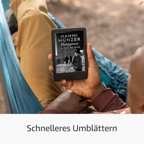 Amazon Kindle 16 GB (Version 2024) – Leicht und kompakt, mit schnellem Umblättern und hohem Kontrastverhältnis – mit Werbung – schwarz – Ansicht 4