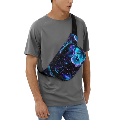 Sac banane papillon bleu grand format pour ne plus manquer de place