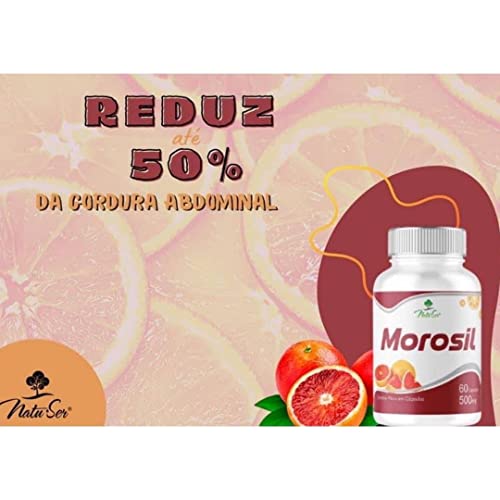 Morosil Laranja Moro 500mg - 3 Frascos 60 Cápsulas