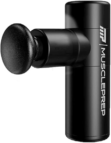 Mini pistola de masaje portátil, pistola de terapia muscular muy silenciosa, mini masajeador eléctrico para liberación miofascial, masajeador