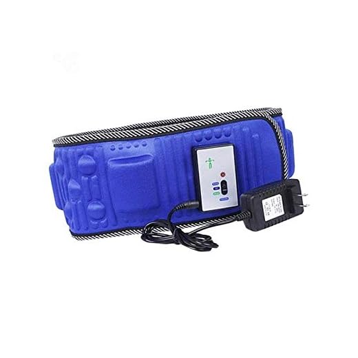 Electric Abdominal Stimulator Body Vibrating Slimming Belt Belly Muscle Waist Trainer Massager X5 Times Weight Loss Fat Burning-US Plug
