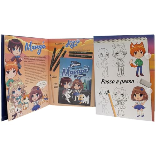 Livro Interativo: Aprenda a Desenhar seu Mangá