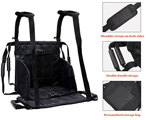 Cinturón de transferencia de evacuación de emergencia para una movilidad segura del paciente, diseño impermeable que garantiza transferencias seguras para ancianos y discapacitados en situaciones de