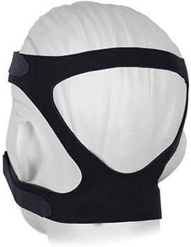 LIFESOURCE - Made in USA CPAP Headgear Replacement Mask Not Included Universal 4-Point Adjustable Strap for Full Face & Nasal Masks, Breathable, Latex-Free, Comfortable Sleep Support, Black