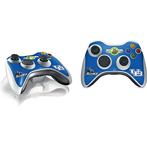 Skinit Decal Gaming Skin Compatible with Xbox 360 Wireless Controller - Officially Licensed College University at Buffalo Design
