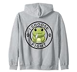 Photo Gallery ho scelto fight frog lover cute frog whisperer funny frog felpa con cappuccio Photo Gallery ho scelto fight frog lover cute frog whisperer funny frog felpa con cappuccio