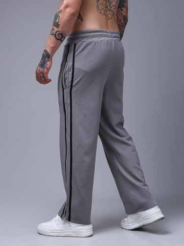 Image of Men's Loose Fit Side Tape Trackpants