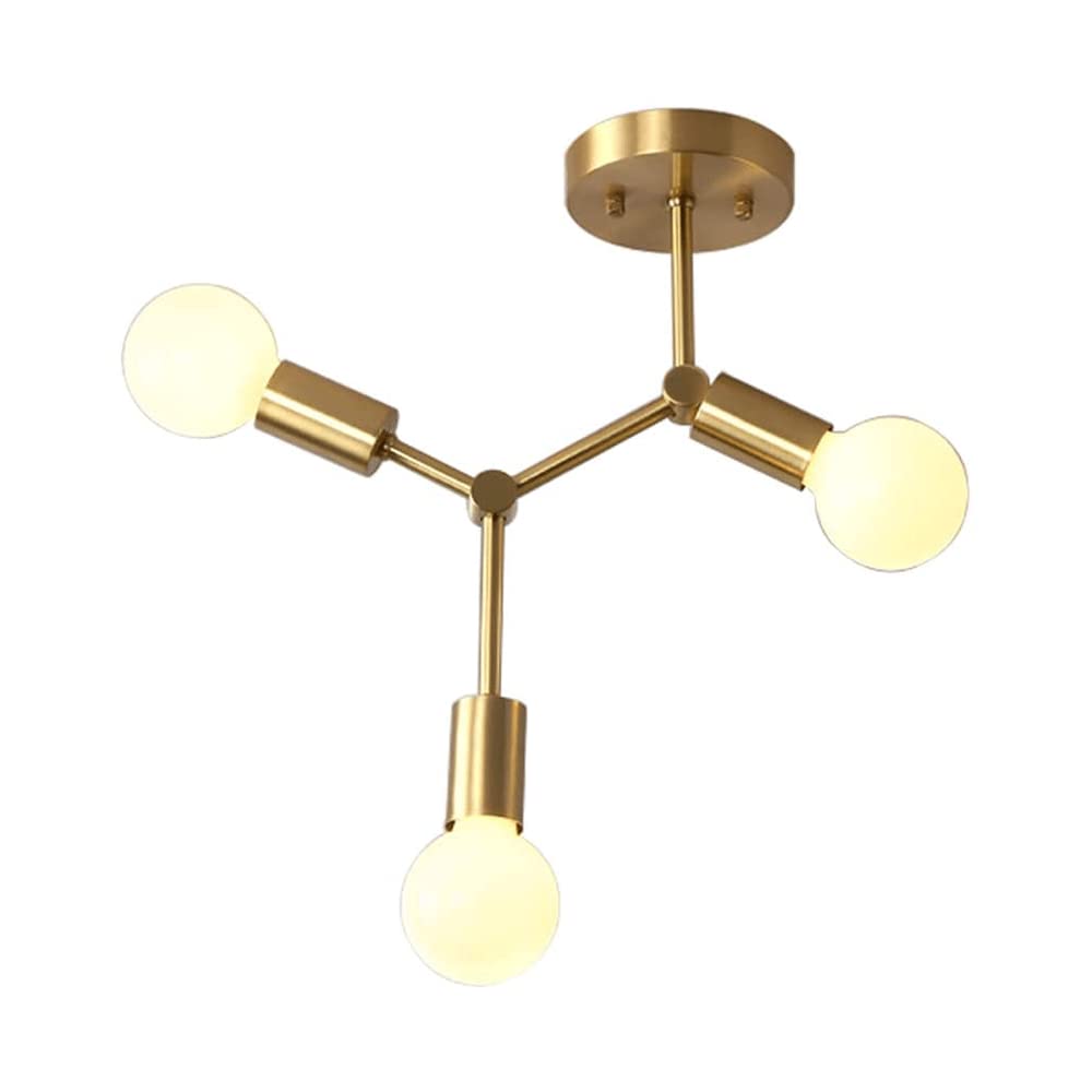 Plafonnier moderne pour salon et chambre avec éclairage industriel E27 - 6