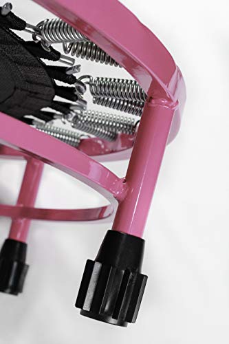 Mini Jump Trampolim Profissional 36 Molas Rosa C\ Preto