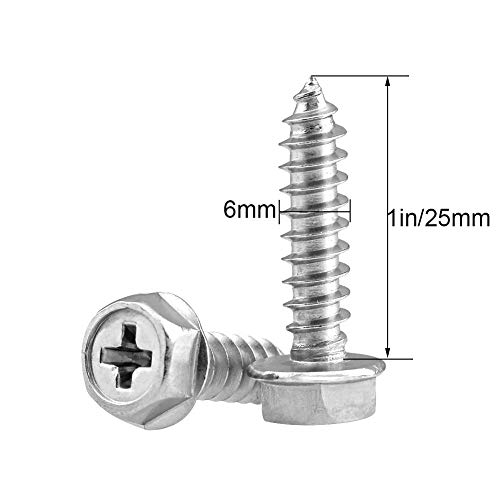 Tootaci D Rings Tie Down Anchors 1/4" Stainless Steel D Ring 1200Bls Breaking Strength,6Pcs Heavy Duty Trailers Bracket Surface Mount Hooks With Screws Securing Cargo For Boats,Trucks,Camper #TOP3