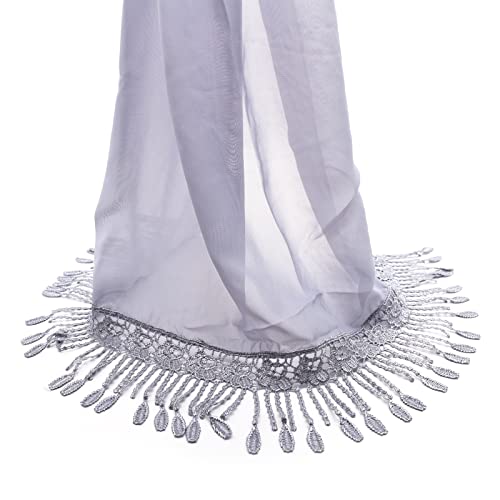 Ralcosuss Shawl Wrap Scarf for Evening Party Dresses Chiffon Women Bridesmaid Bridal Wedding Shawls Long Scarf Dress Cover Up4