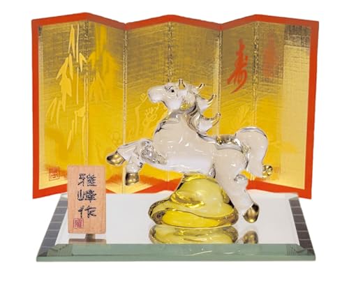 ♦中国美術工芸品 手彫り 干支午年 馬 玉石文化 縁起物 置物 飾り 骨董品 Amazon.co.jp: tonntyann 干支 午 馬の置物 陶器製 車 家 玄関 装飾