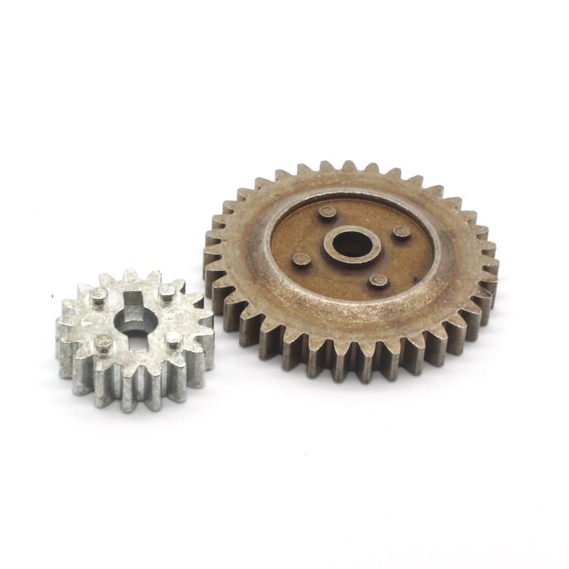 BrewJa 08033 35T & 17T Pinion Gear Combot Set compatible with 1/10 HSP 4WD Nitro RC Monster Truck compatible with HSP 94108/94188