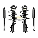 COMPLETESTRUTS - Front Quick Complete Strut Assemblies with Coil Springs and Rear Shock Absorbers Replacement for 2016-2024 Chevrolet Malibu - Set of 4