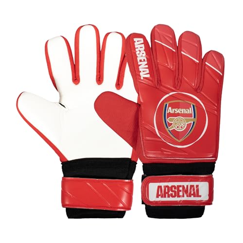 Arsenal FC - Torwarthandschuhe für Kinder/Jugendliche - Offizielles Merchandise - Geschenk für Fußballfans - Jugendliche: 10-16 Jahre