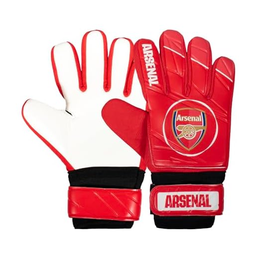 Arsenal FC - Torwarthandschuhe für Kinder/Jugendliche - Offizielles Merchandise - Geschenk für Fußballfans - Jungen: 5-10 Jahre