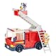 BlueY-Feuerwehrauto. Feuerwehrauto, Exklusive Bingo als Feuerwehrfrau und Bob Bilby-Figur. Fahre die Leiter aus, drehe sie und Rolle den Schlauch aus. Mit Stickerbogen