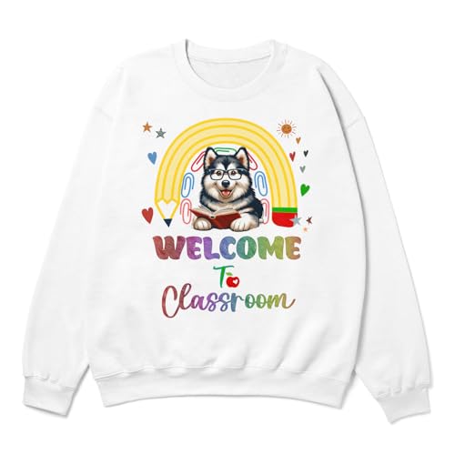Welcome to Classroom Dog Teacher Dog Mom Adult Youth T-Shirt Hoodie Sweatshirt