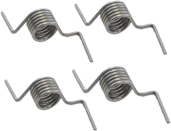 Refrigerator Spring/Counter Clockwise Wound DoorRepair Freezer/French Heavy Duty Steel - Compatible with Samsung GE LG Spring Hinge Mullion-4pcs