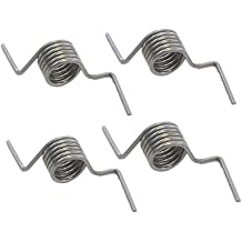 Refrigerator Spring/Counter Clockwise Wound DoorRepair Freezer/French Heavy Duty Steel - Compatible with Samsung GE LG Spring Hinge Mullion-4pcs