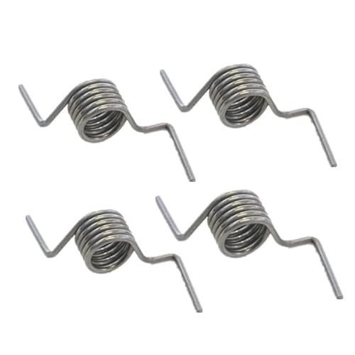 Muelle para refrigerador/en sentido contrario a las agujas del reloj para reparación de puertas congeladoras/acero resistente francés/compatible con Samsung GE LG Bisagra de resorte mullion-4 piezas